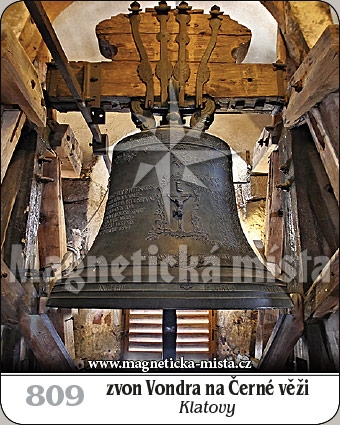 Magnetka - Zvon Vondra - Černá věž Klatovy